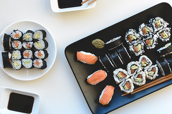 Kasse für Sushi Restaurant