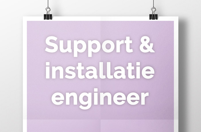 Support installatie engineer